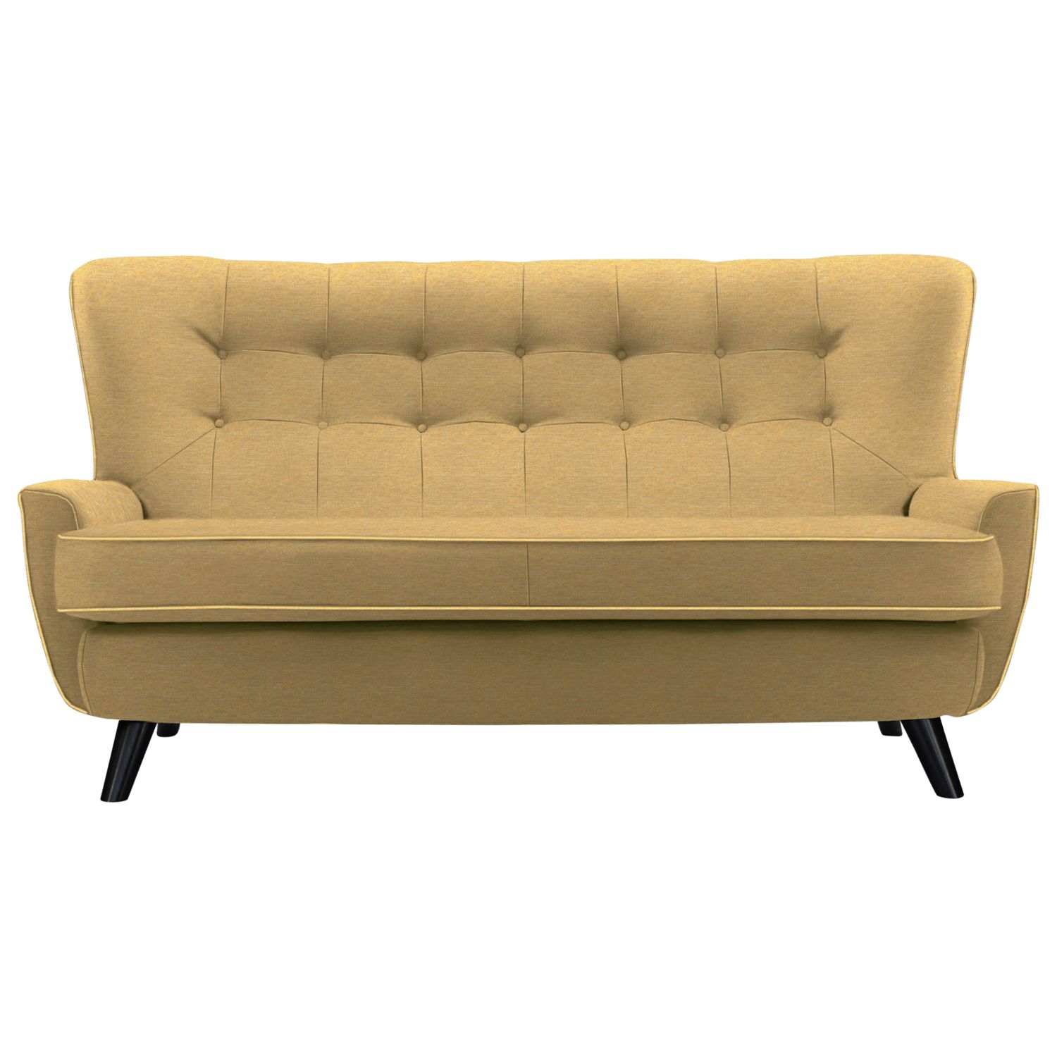 G Plan Vintage The Sixty One Large Sofa, Tonic Mustard, width 185cm