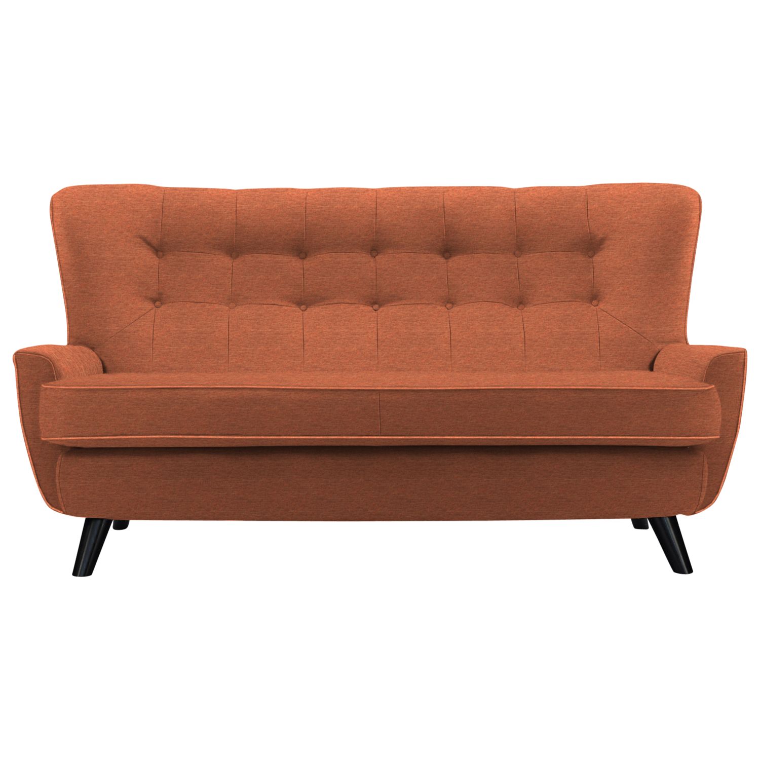 G Plan Vintage The Sixty One Large Sofa, Tonic Orange, width 185cm
