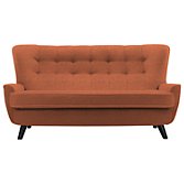 G Plan Vintage The Sixty One Large Sofa, Tonic Orange, width 185cm