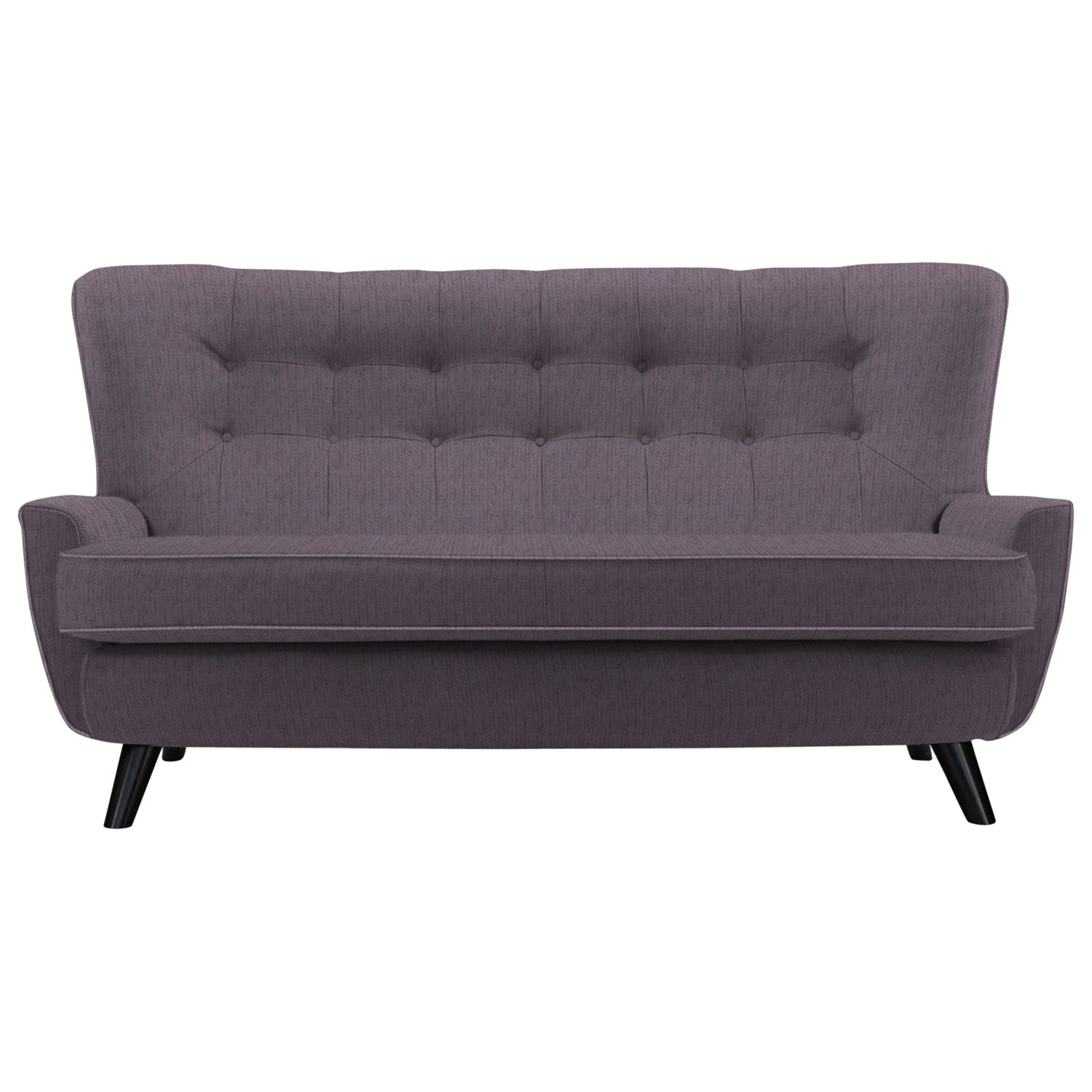 G Plan Vintage The Sixty One Large Sofa, Weave Plum, width 185cm