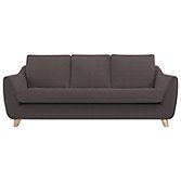 G Plan Vintage The Sixty Seven Large Sofa, Marl Aubergine, width 208cm