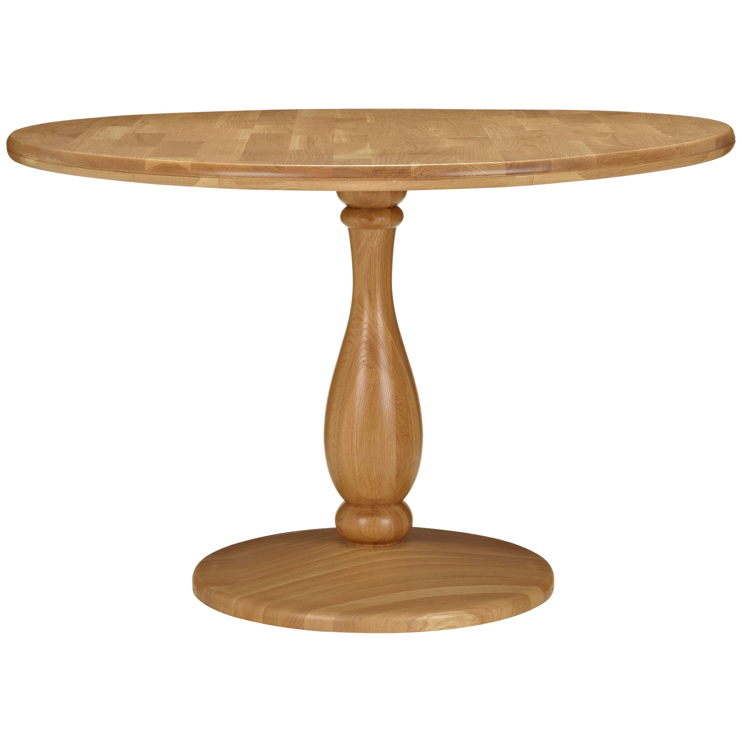 John Lewis Burbank 4 Seater Round Dining Table, width 120cm