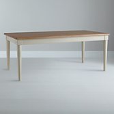 John Lewis Drift Rectangular 8 Seater Dining Table, White, width 190cm