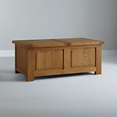 John Lewis Pendleton Trunk Coffee Table, Oak, width 110cm