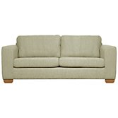 John Lewis Felix Large Sofa Bed, Toast / Light Leg, width 196cm