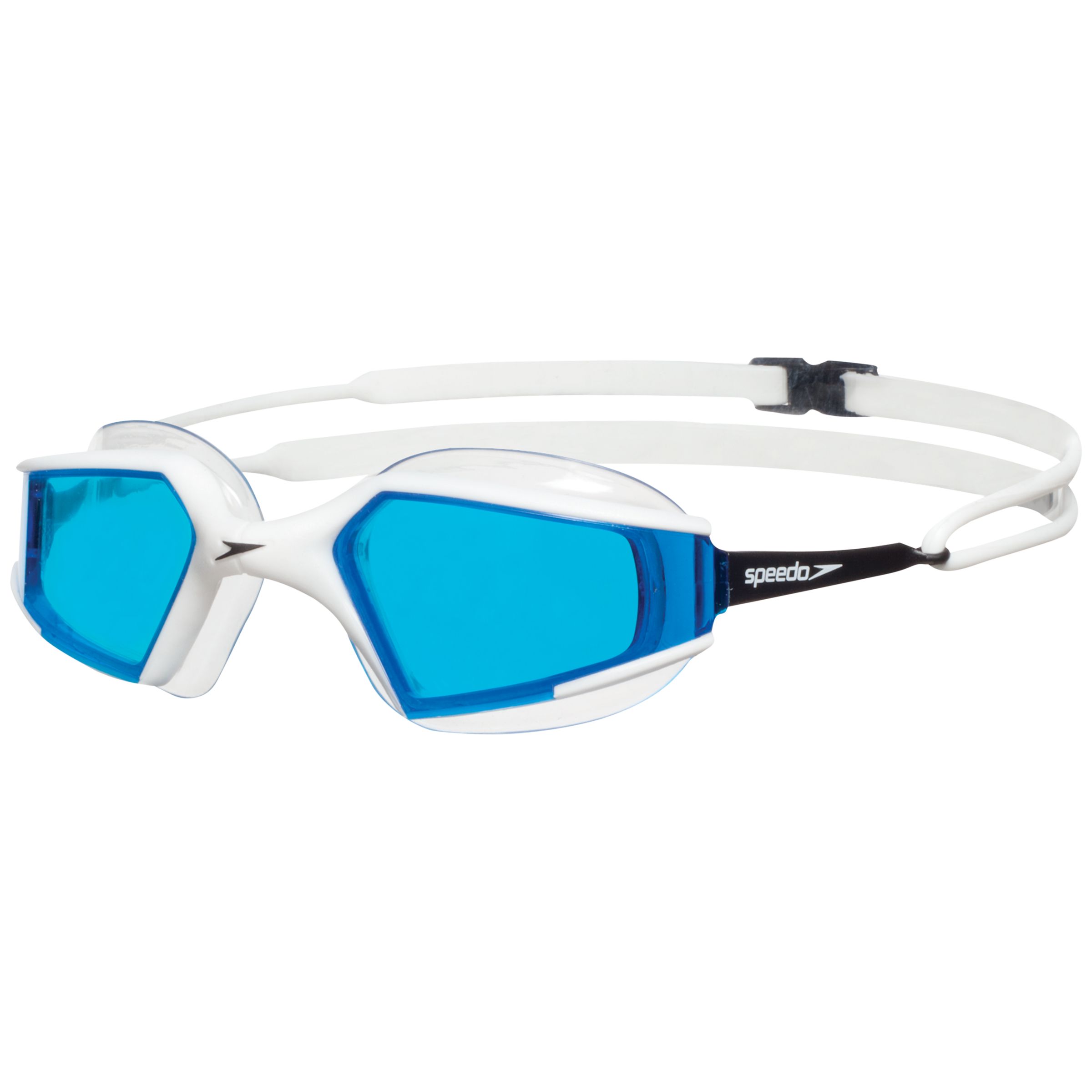 Speedo Aquapulse Max Swimming Goggles, White/Black/Blue