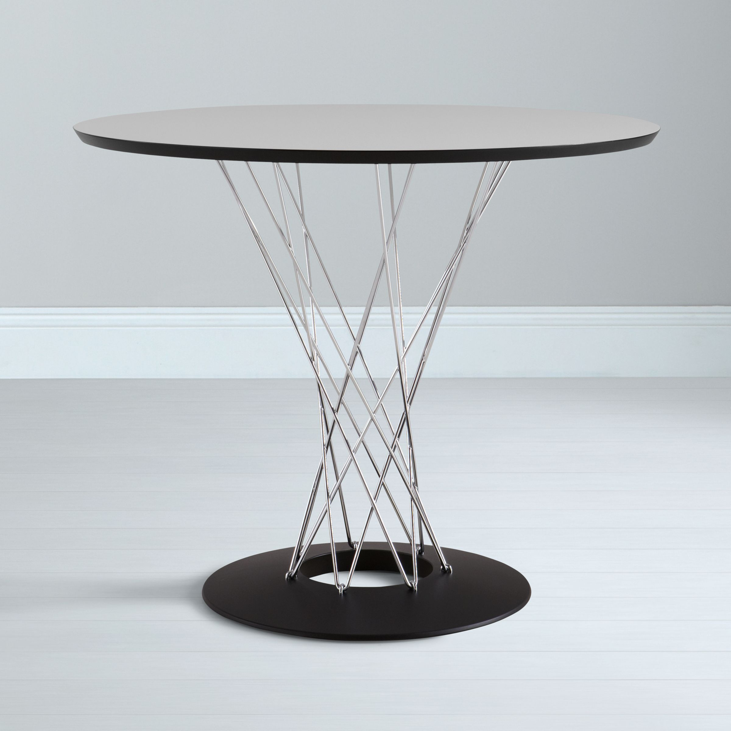 Noguchi 4 Seater Round Dining Table, width 90cm