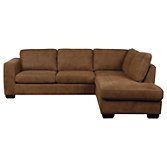 John Lewis Felix Leather RHF Corner Sofa, Ashanti Hide, width 258cm