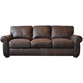 John Lewis Madison Grand Leather Sofa, Colorado, width 201cm