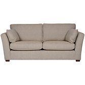 John Lewis Nantes Large Sofa, Layton Steel, width 195cm