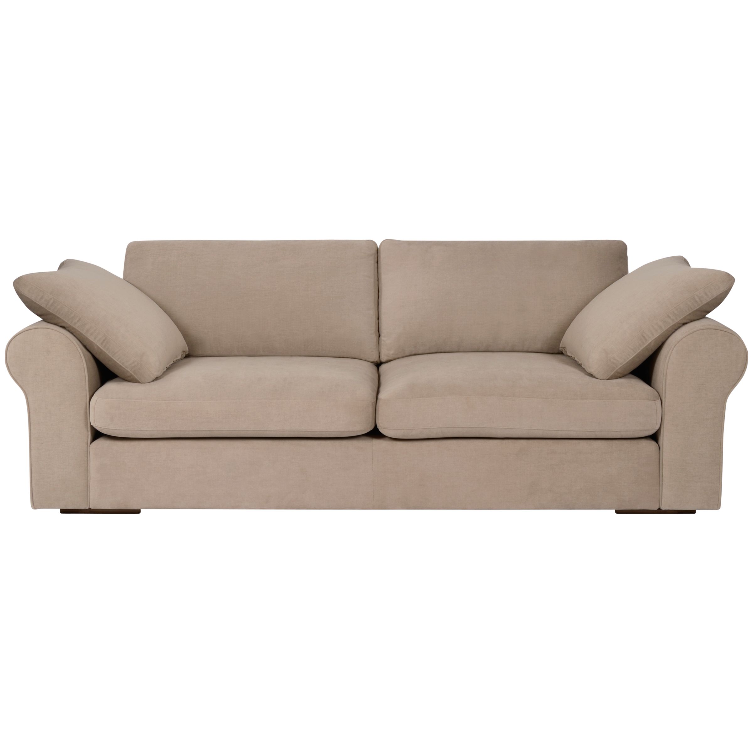 John Lewis Jones Options 2 Scroll Arm Grand Sofa, Oatmeal, width 228cm