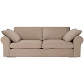 John Lewis Jones Options 2 Scroll Arm Grand Sofa, Oatmeal, width 228cm