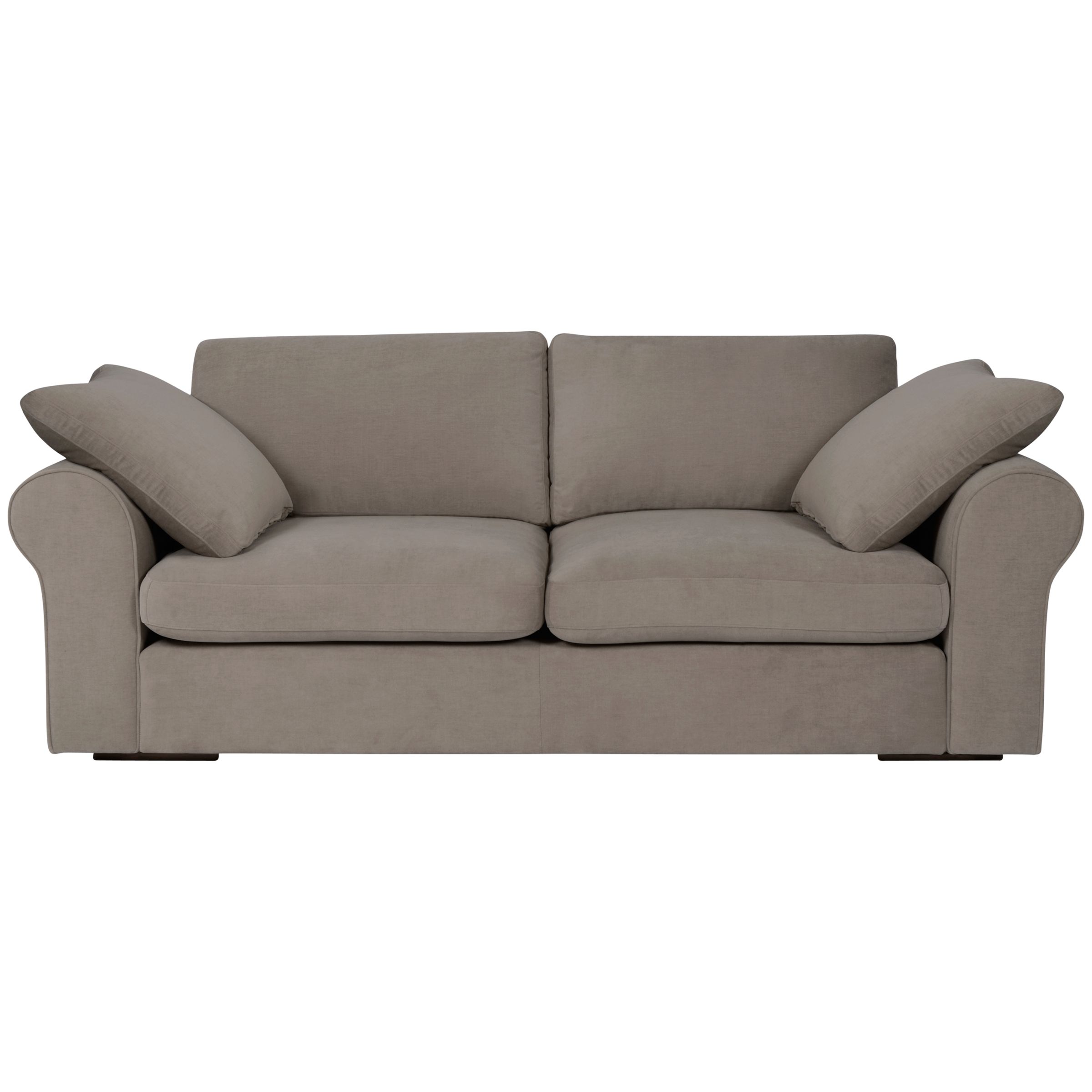 John Lewis Jones Options 2 Scroll Arm Large Sofa, Mercury, width 208cm