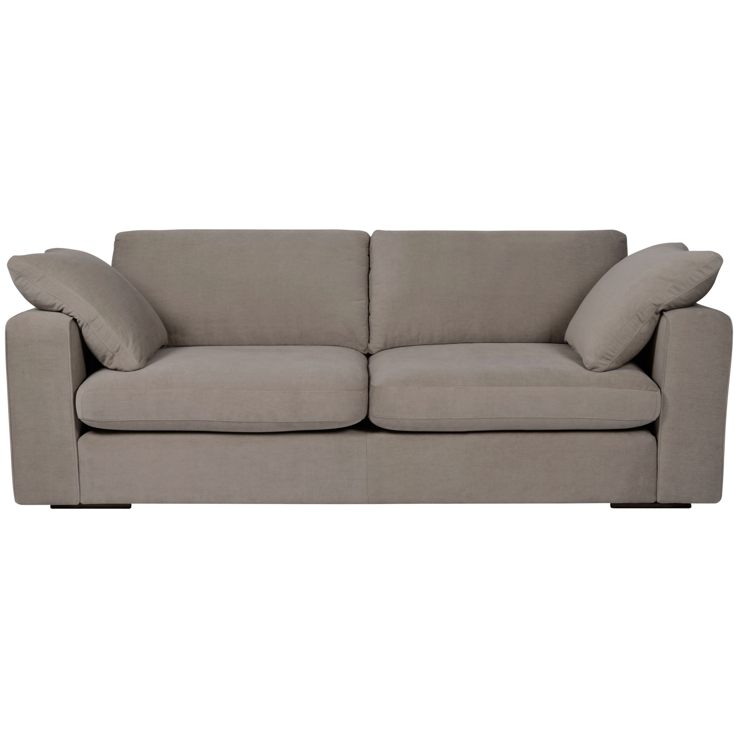 John Lewis Jones Options 2 Square Arm Grand Sofa, Mercury, width 228cm