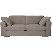 John Lewis Jones Options 2 Square Arm Large Sofa, Mercury, width 208cm