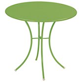 emu Pigalle Round 2 Seater Outdoor Dining Table, Green, width 80cm