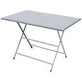 emu Arc En Ciel Rectangular 4 Seater Outdoor Dining Table, Aluminium, width 70cm