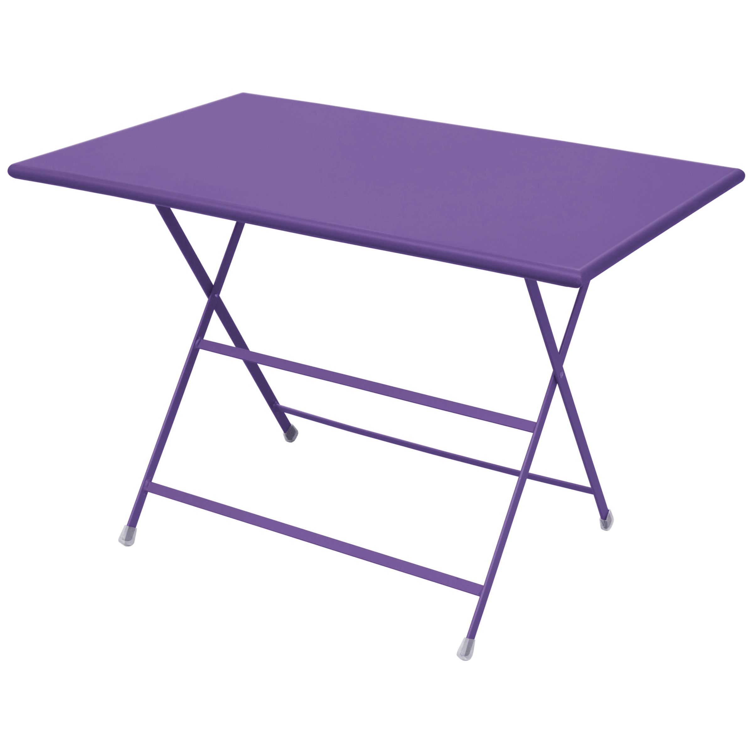 emu Arc En Ciel Rectangular 4 Seater Outdoor Dining Table, Lilac, width 70cm