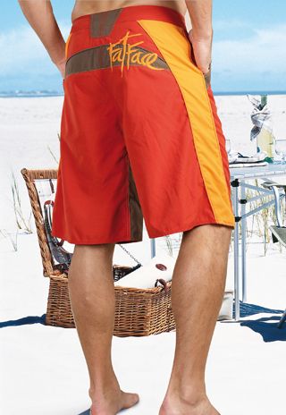 Fat Face red board shorts