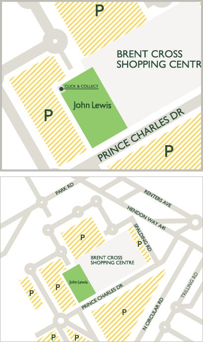 Map of Brent Cross