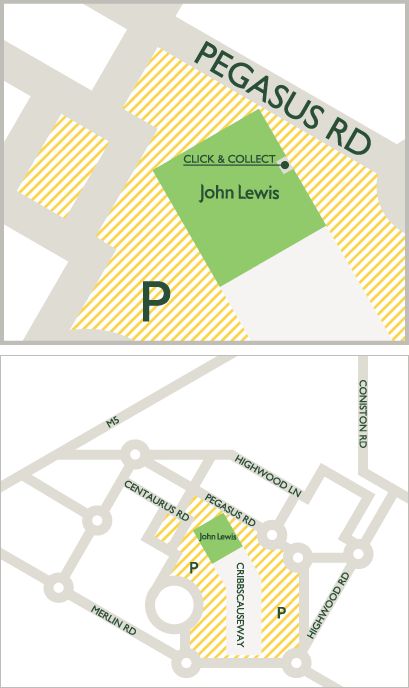 Map of Cribbs Causeway