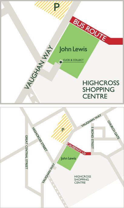 Map of Leicester
