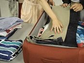 a collection of suitcases