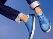 Man Jumping wearing Fitflops