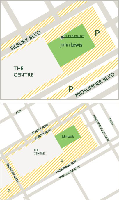 Map of Milton Keynes