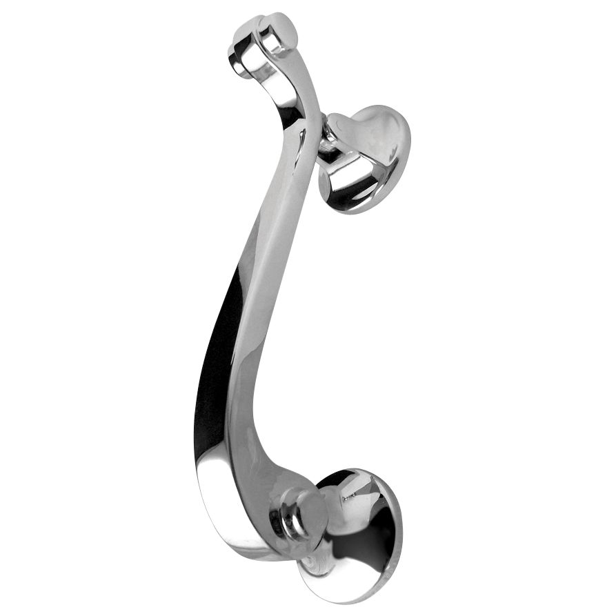 Buy John Lewis Scroll Door Knocker, Polished Chrome online at 