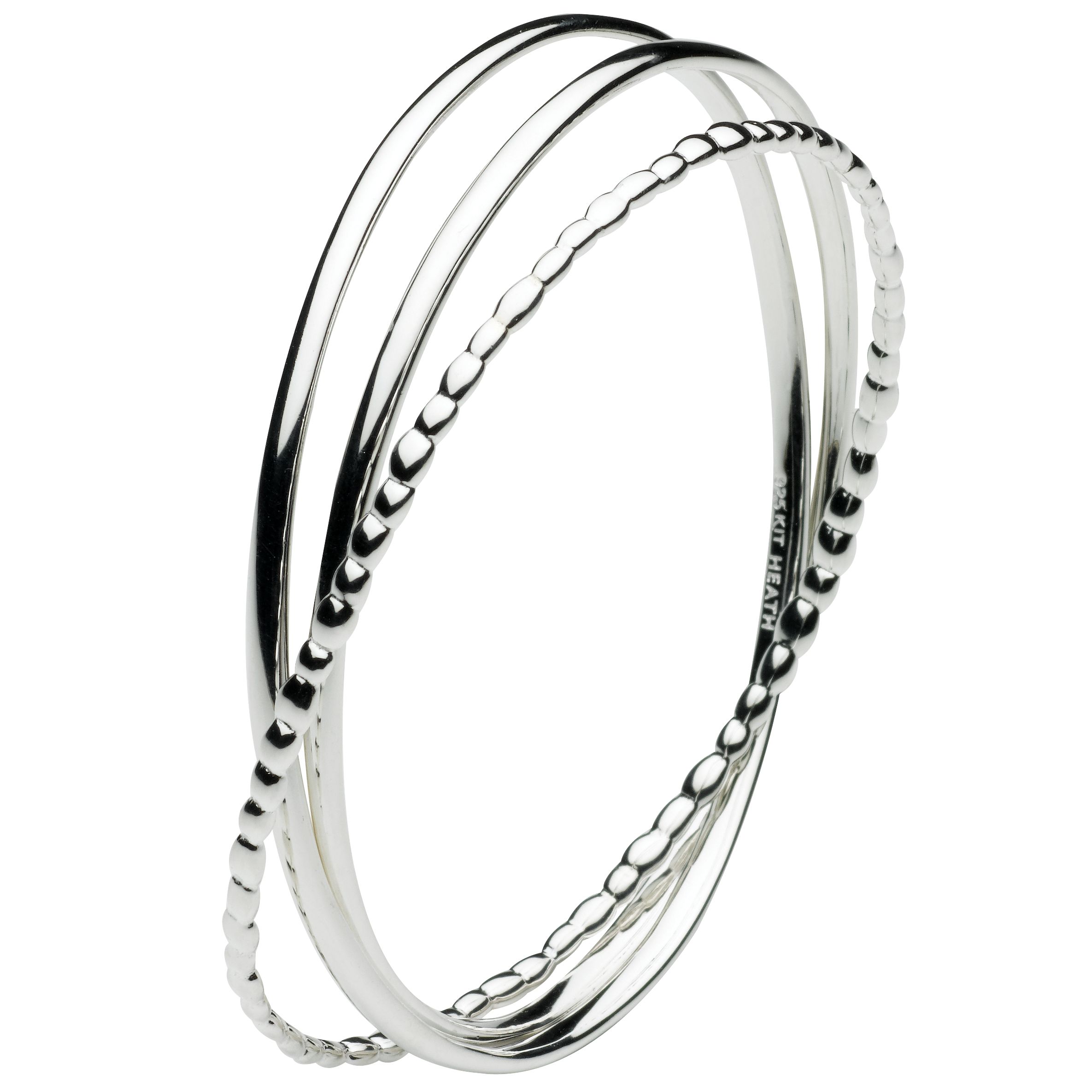 Kit Heath Silver Micro Pebble Russian Style Bangle | All Bangles ...