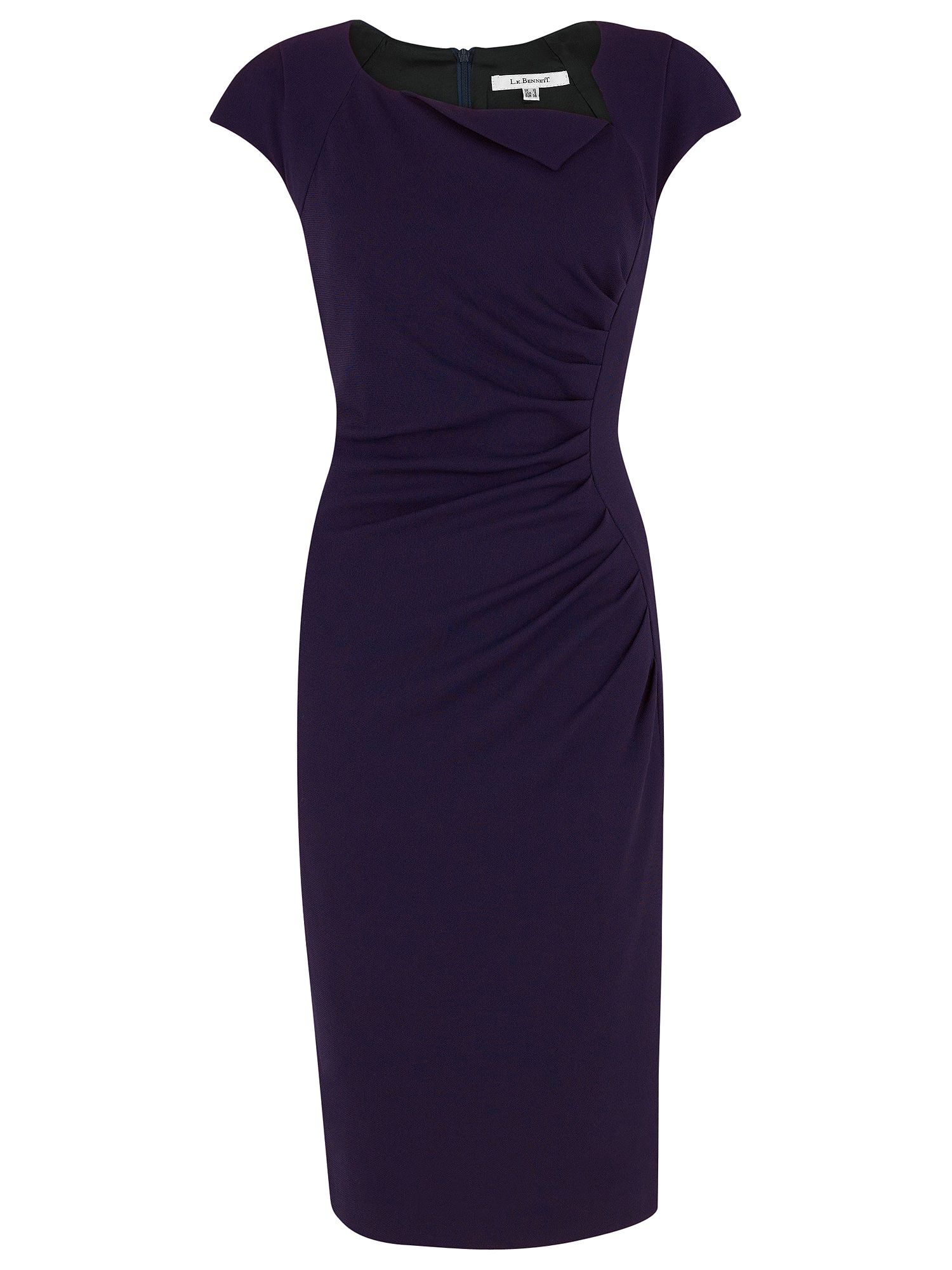 Buy L.K. Bennett Davina Dress, Plum online at JohnLewis   John 