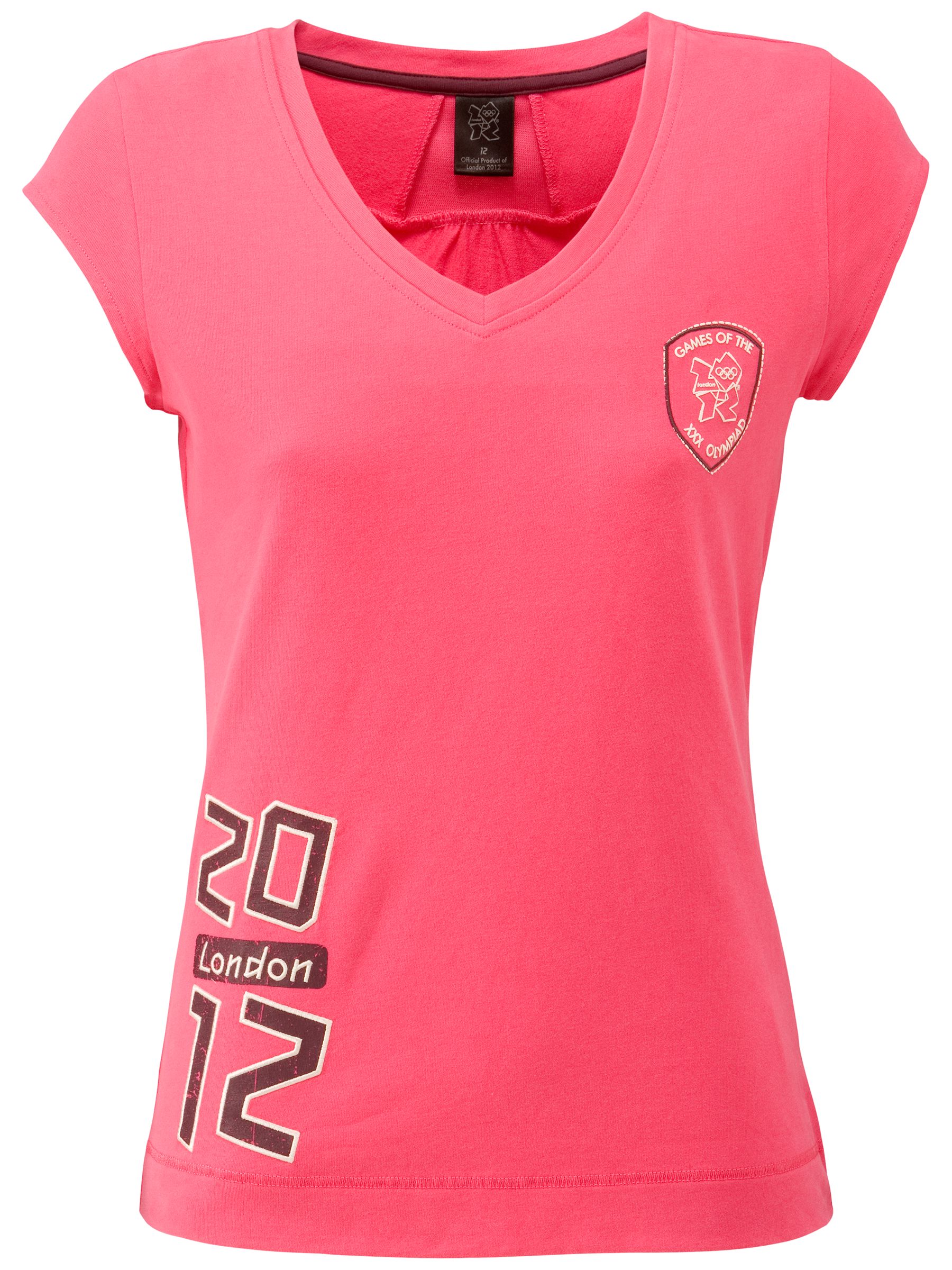 Buy London 2012 Olympic Womens Collegiate T Shirt, Bloom online at 