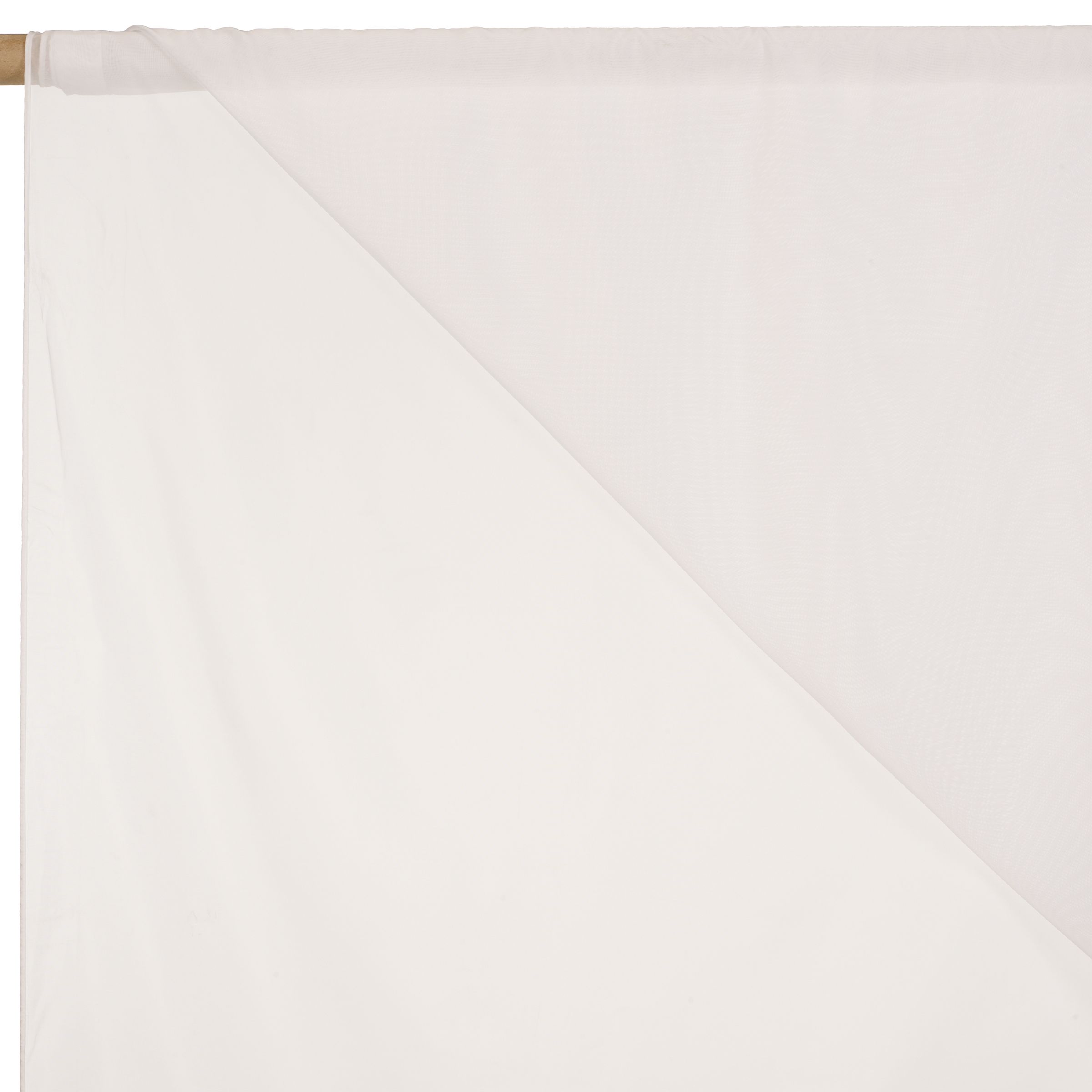 Buy John Lewis Penang Voile Fabric, White, Drop 206cm online at 