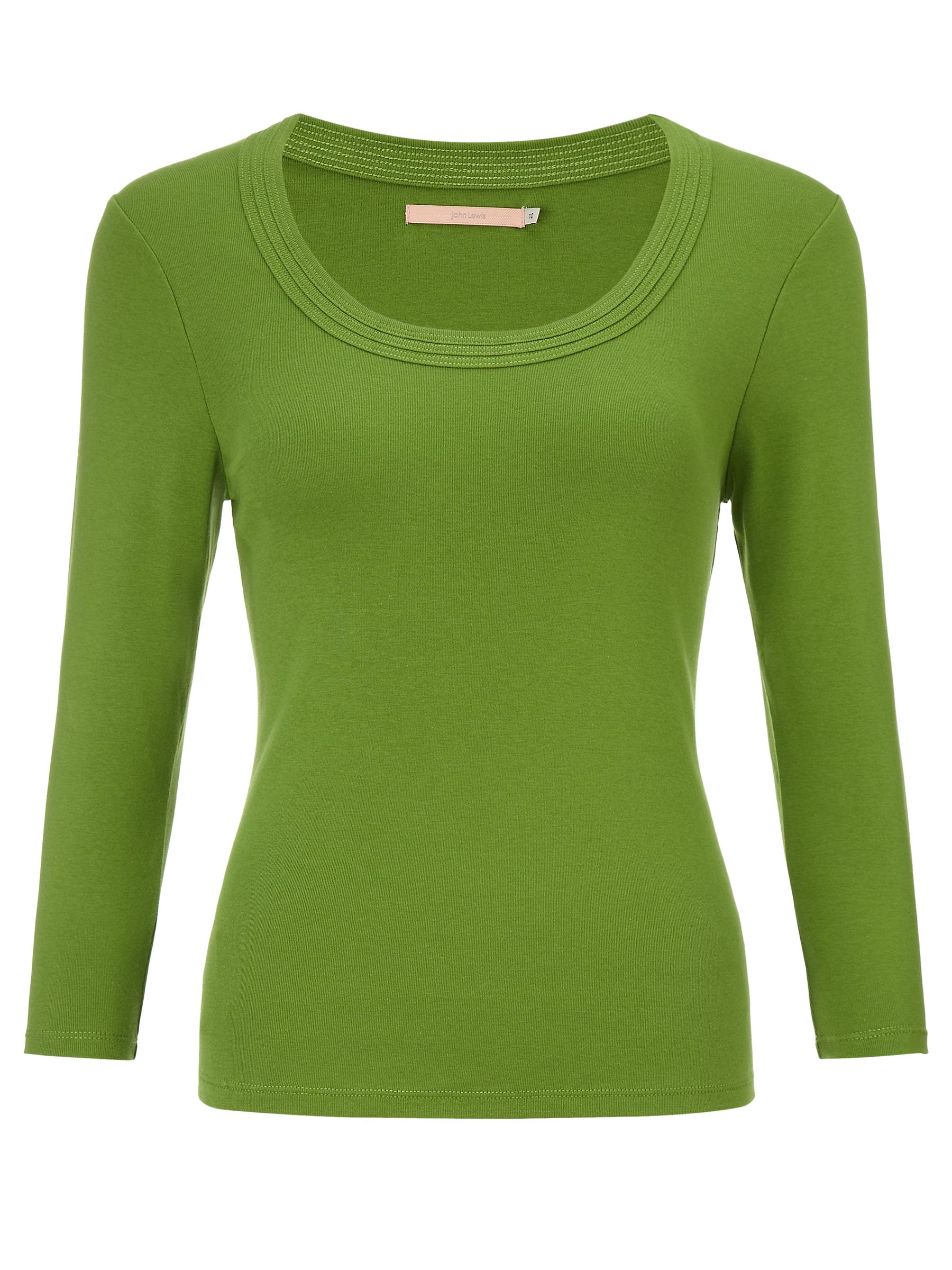 Buy John Lewis Triple Trim Top, Cactus online at JohnLewis   John 