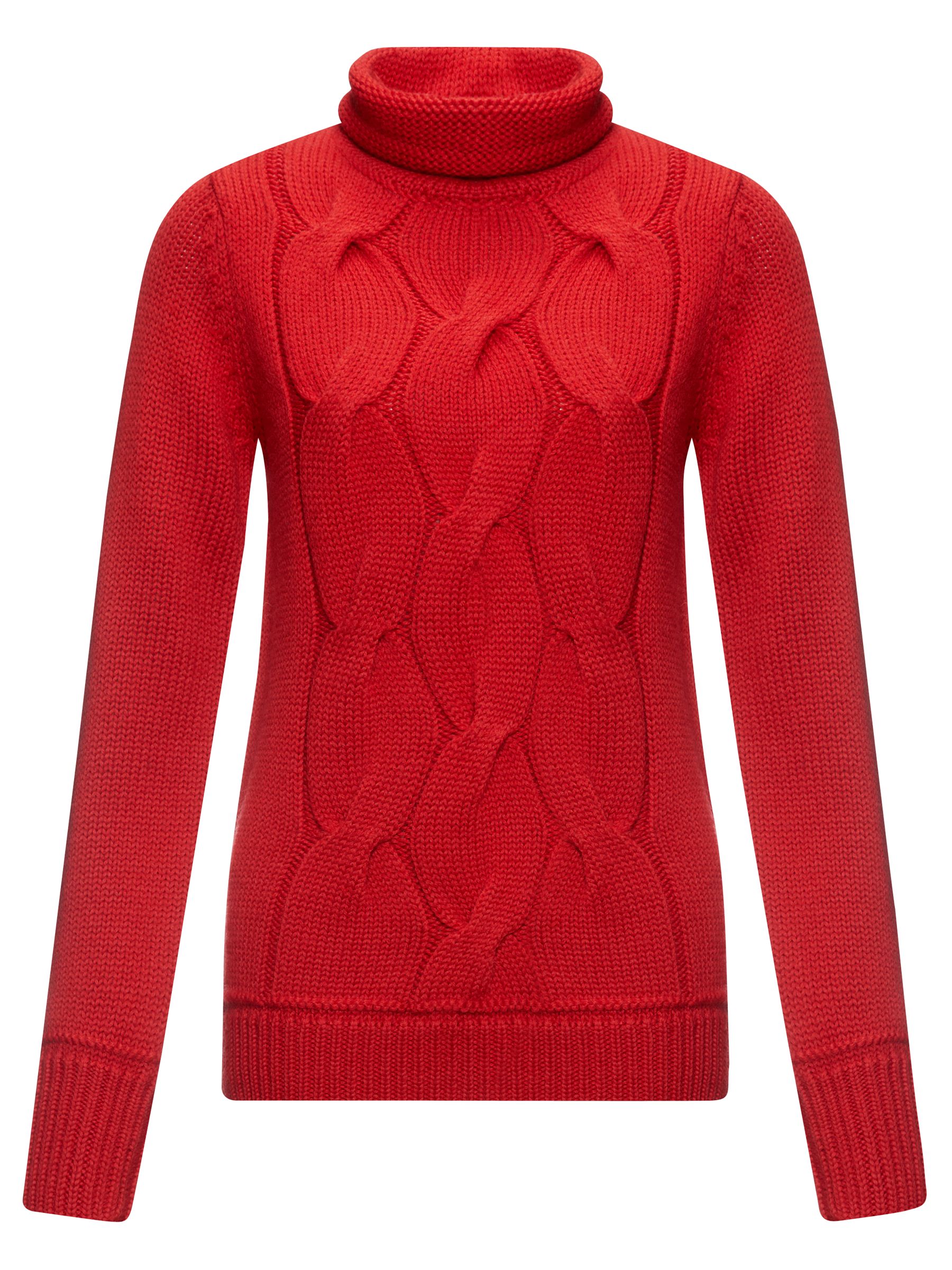 Buy Collection WEEKEND by John Lewis Triple Cable Knit Jumper, Orange 