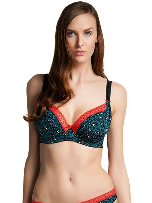 Buy Freya Ivy Balcony Bra, Midnight Ember online at JohnLewis 