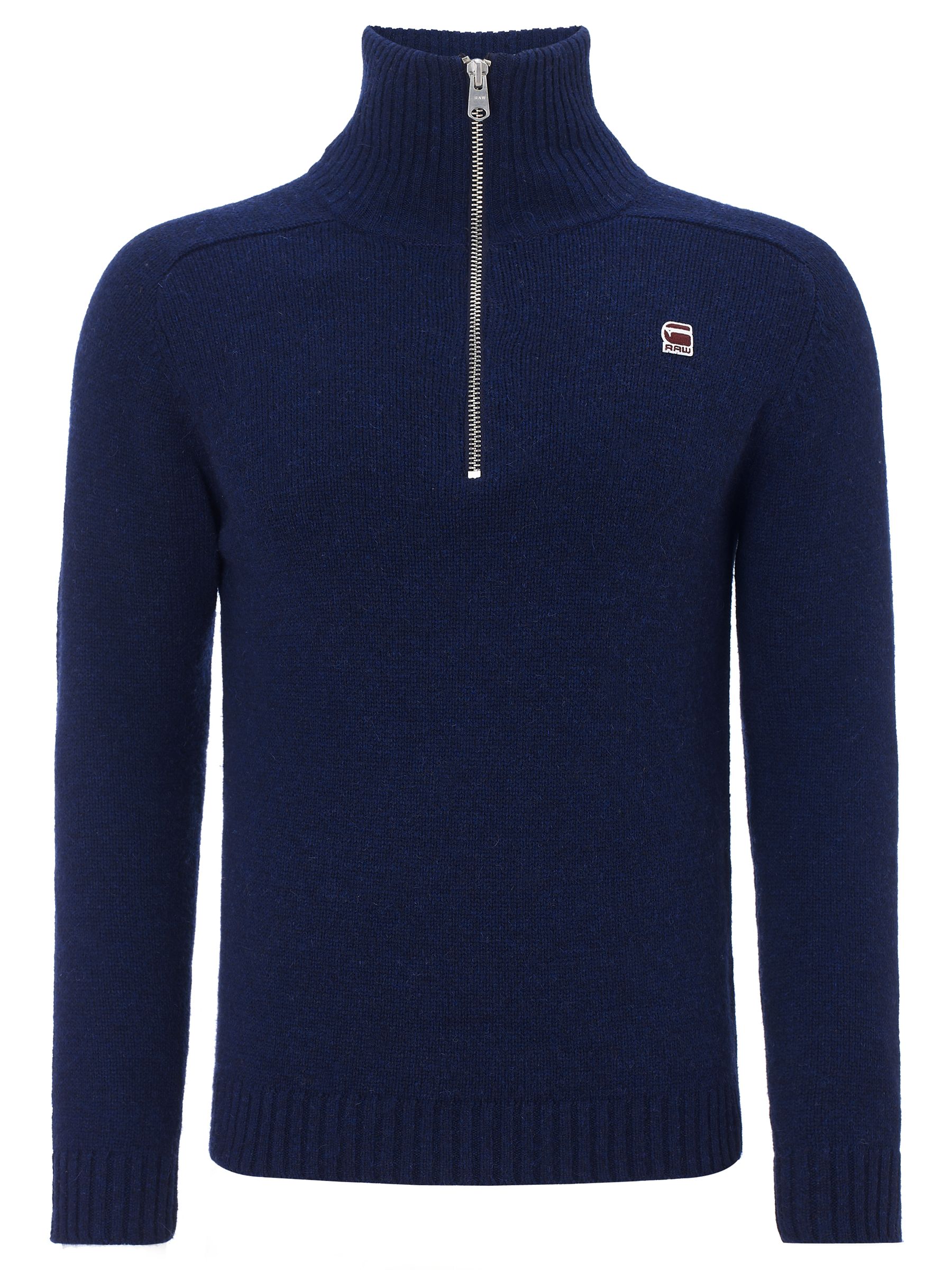 Buy G Star Raw Preppy 1/2 Zip Jumper, Navy online at JohnLewis 