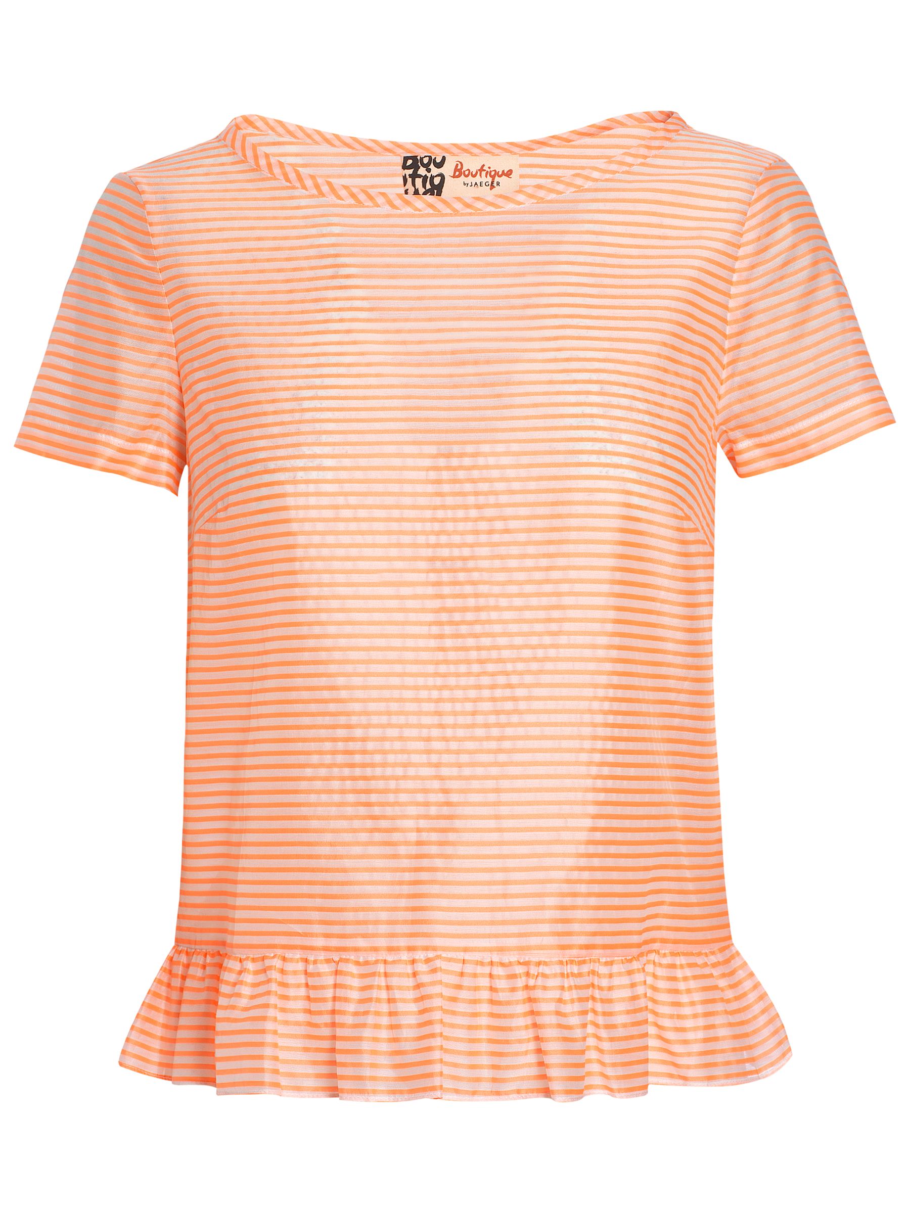 Buy Boutique by Jaeger Sally Frill Blouse, Orange online at JohnLewis 