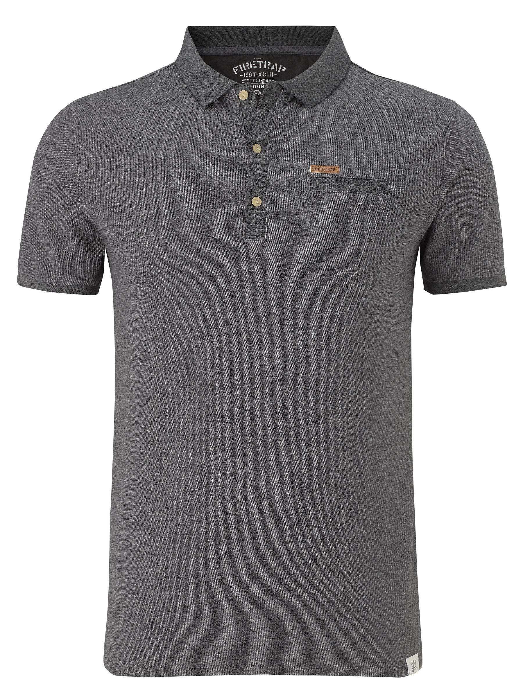 Buy Firetrap Henrik Polo Shirt, Coal online at JohnLewis   John 