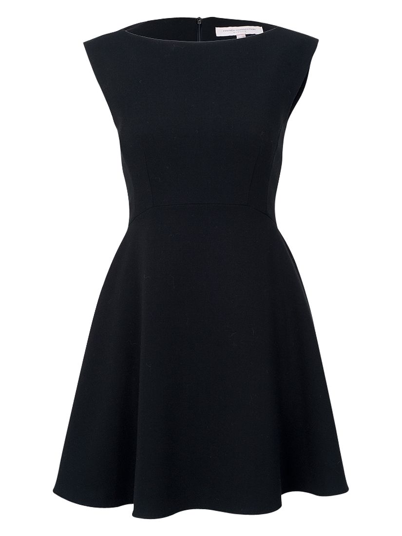 Buy French Connection Feather Ruth Dress, Black online at JohnLewis 