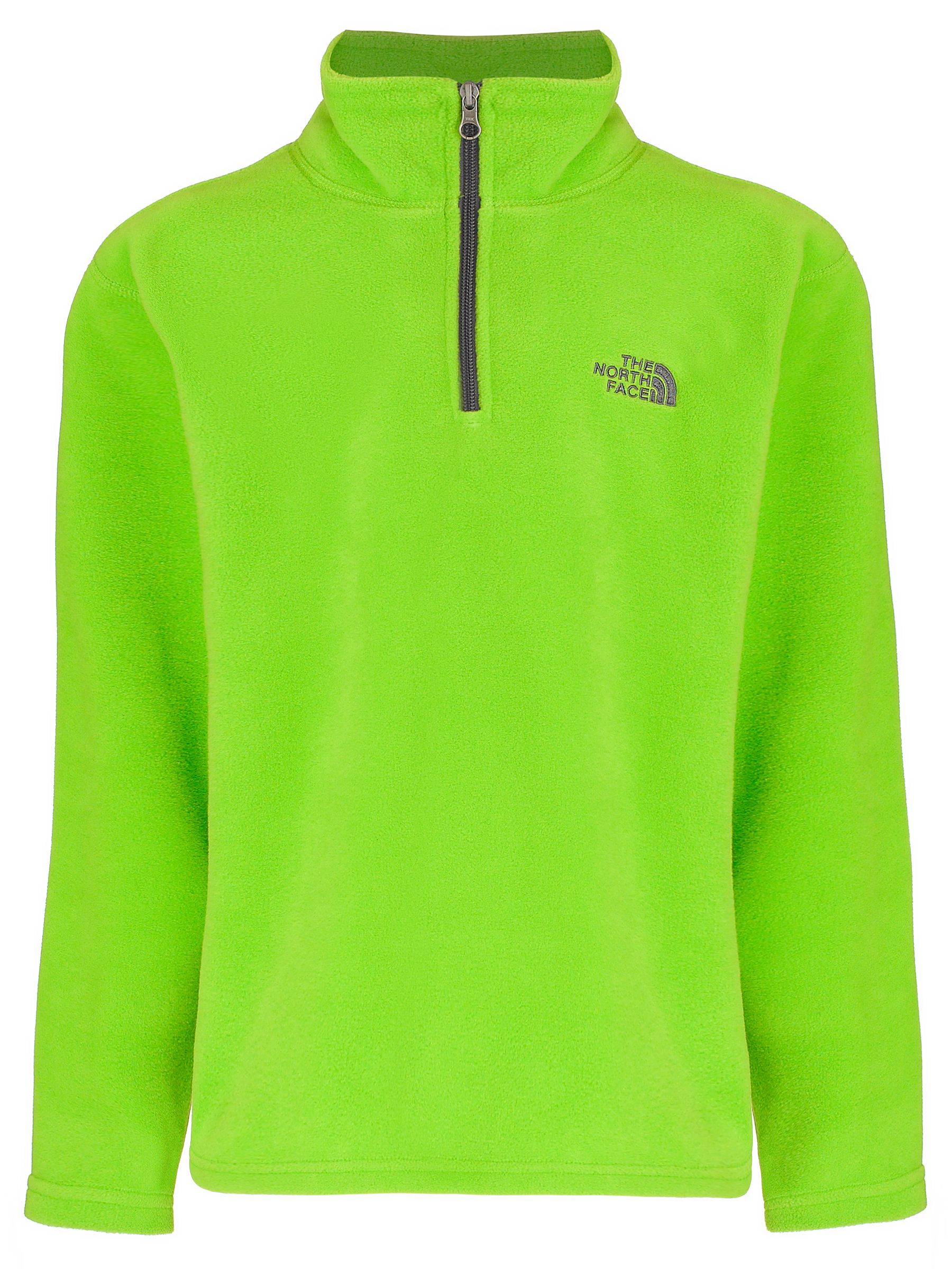 Buy The North Face Glacier Quarter Zip Long Sleeved Jacket, Green 