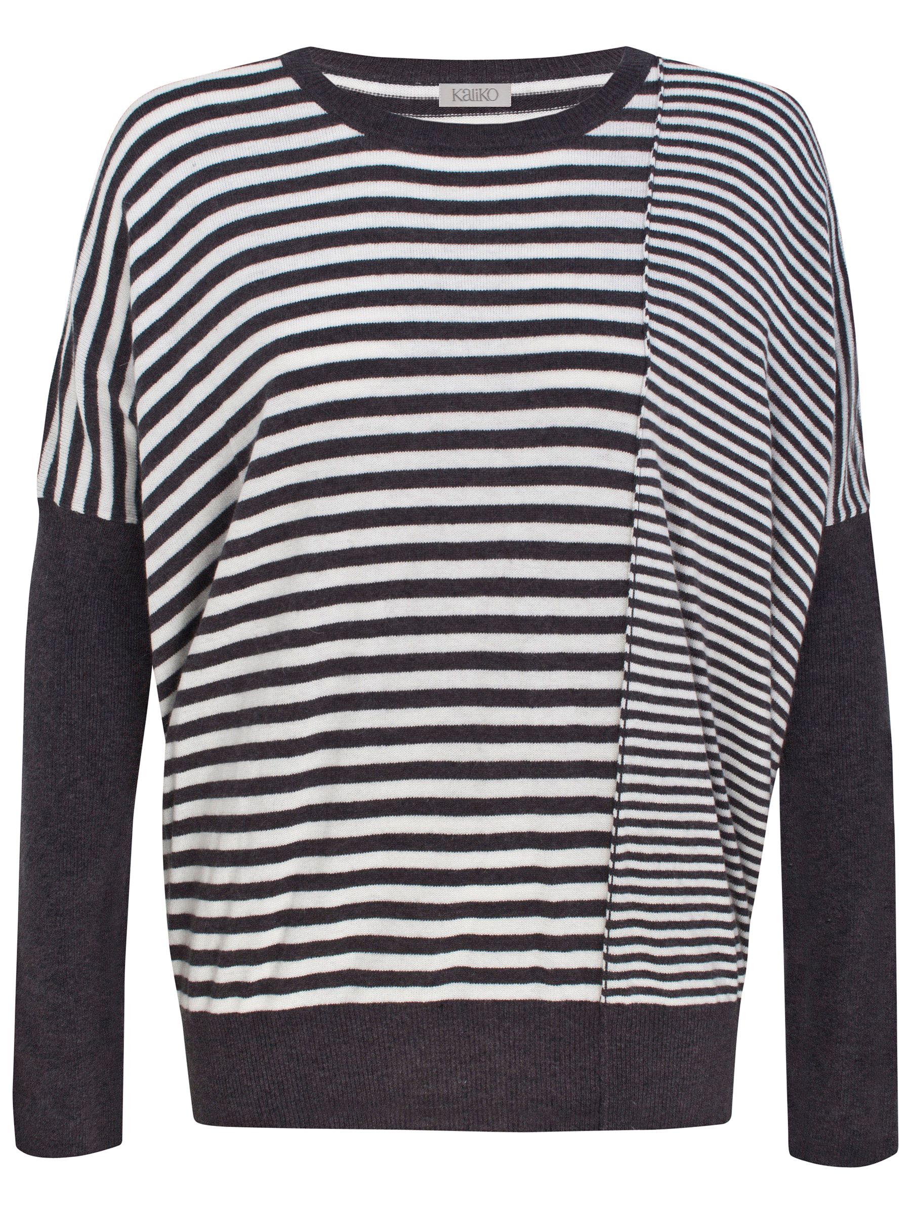 Buy Kaliko Multi Stripe Jumper, Grey online at JohnLewis   John 