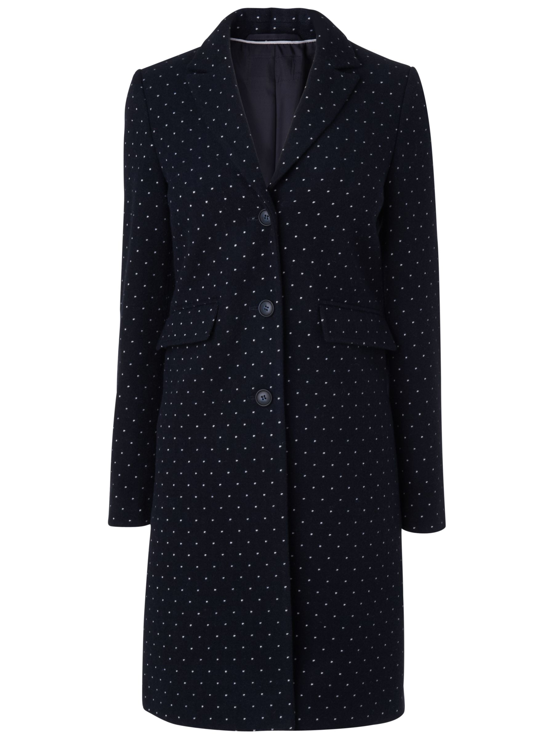 Buy Boutique by Jaeger Margaret Coat, Navy online at JohnLewis 