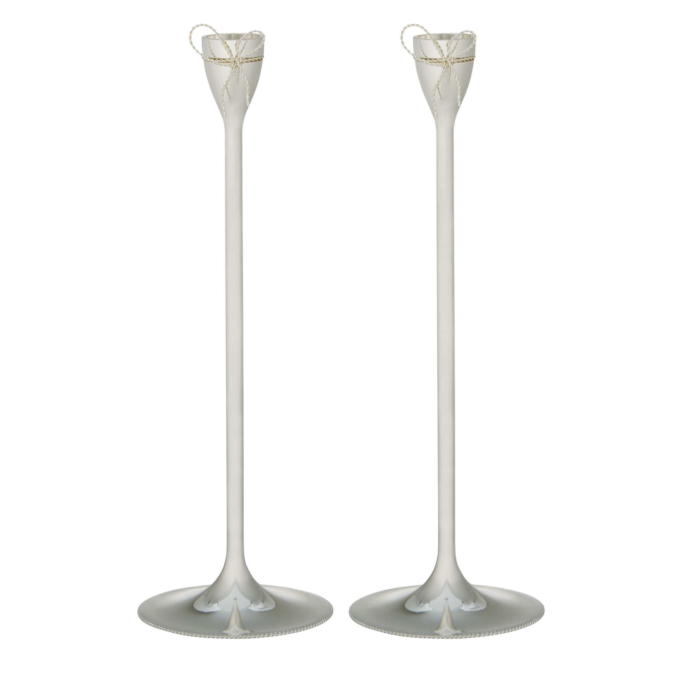 Buy Vera Wang for Wedgwood Love Knots Candlesticks, Pair online at 