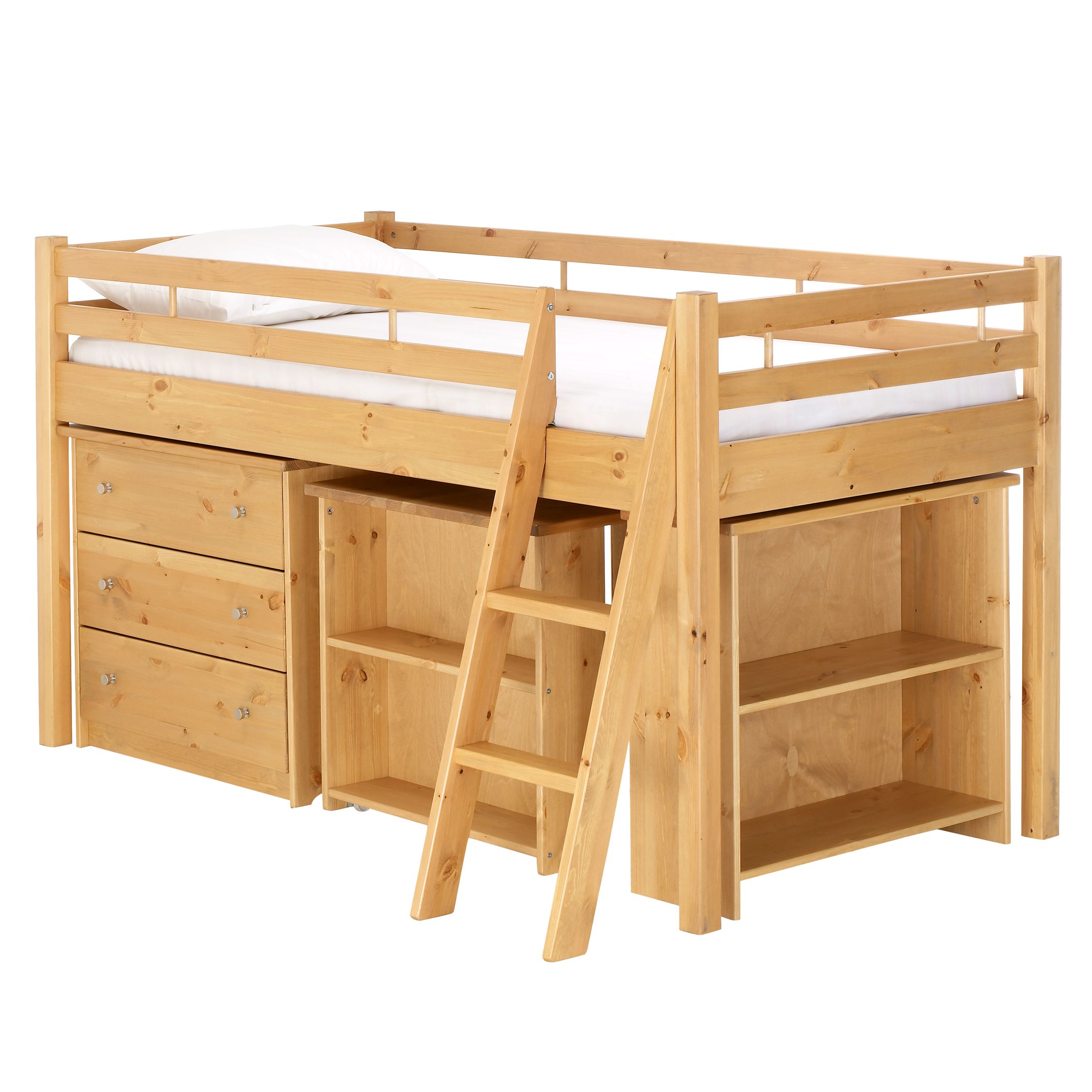 Showing with mattress