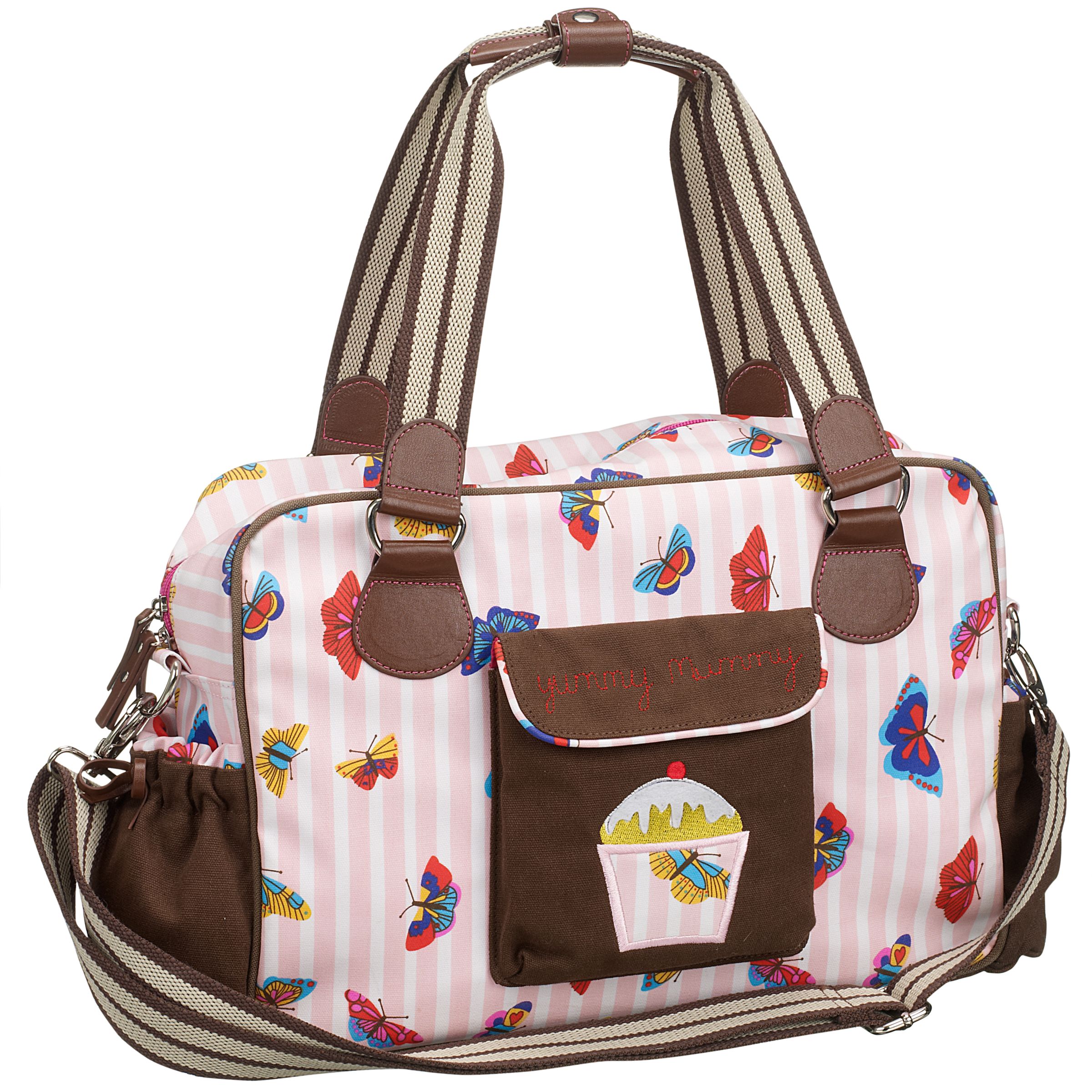 yummy mummy changing bag grey