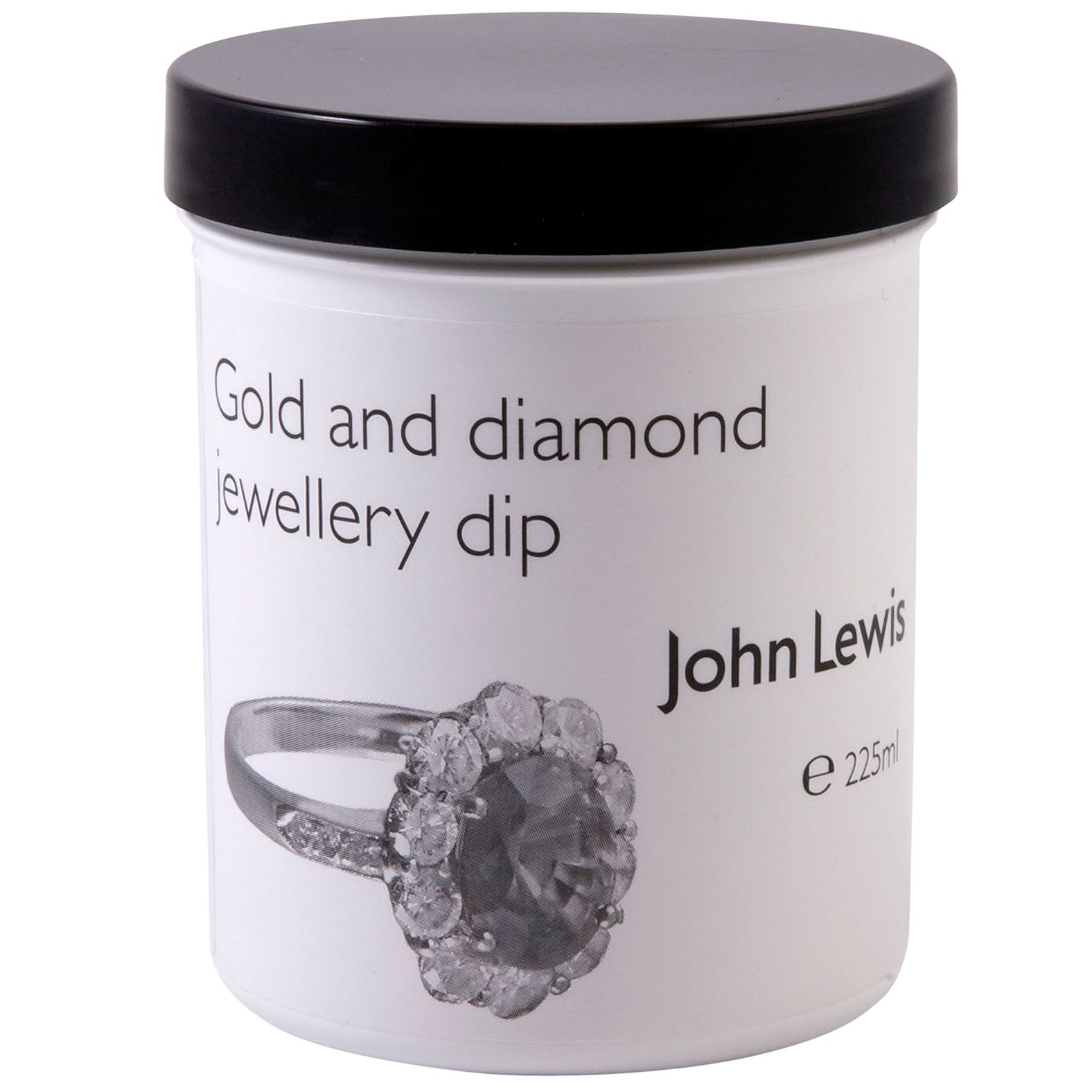 Buy John Lewis Gold & Diamond Sparkle Jewellery Cleaner, 0.22L online 