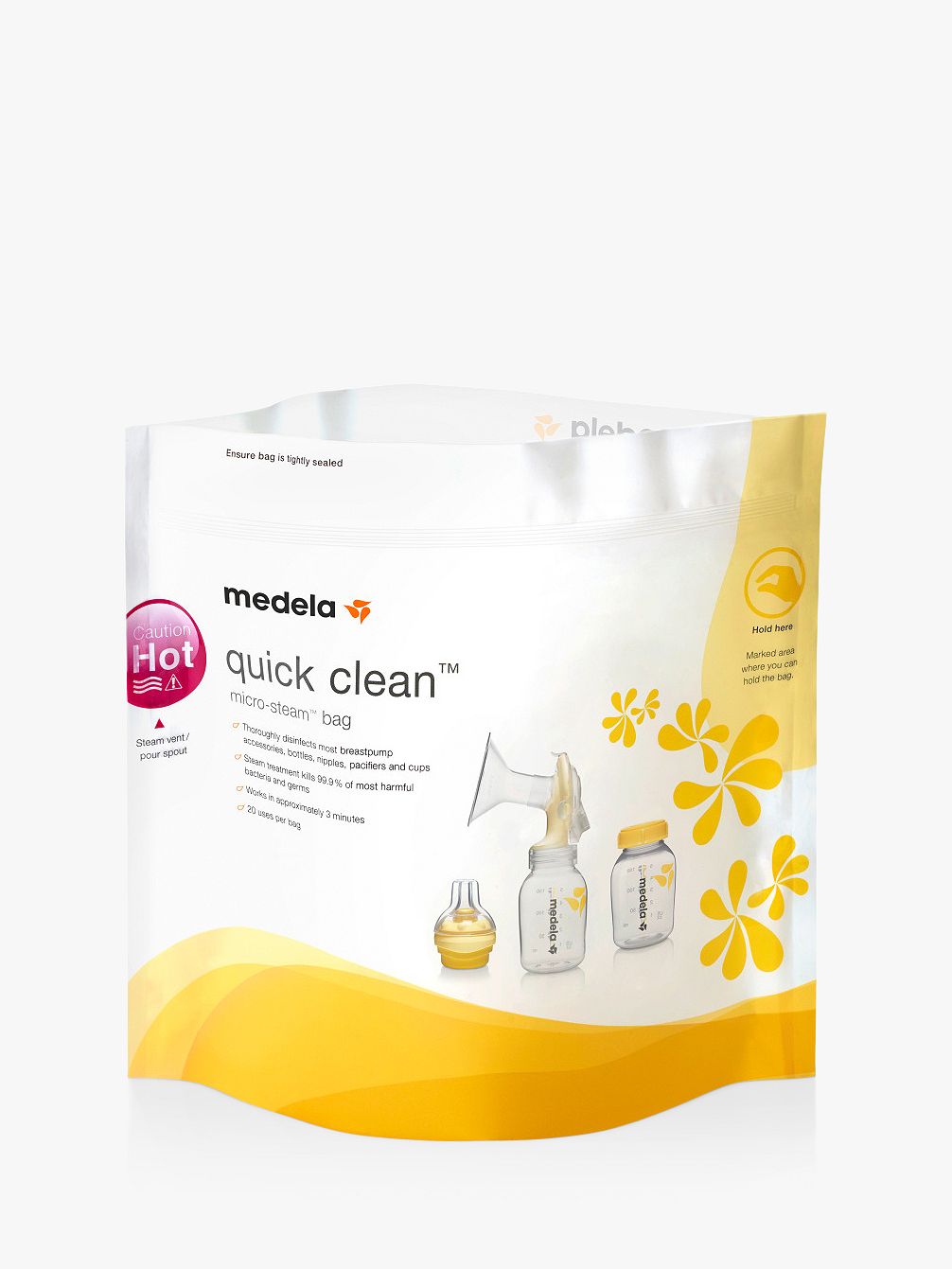 Buy Medela Quick, Clean Microwave Bags online at JohnLewis   John 