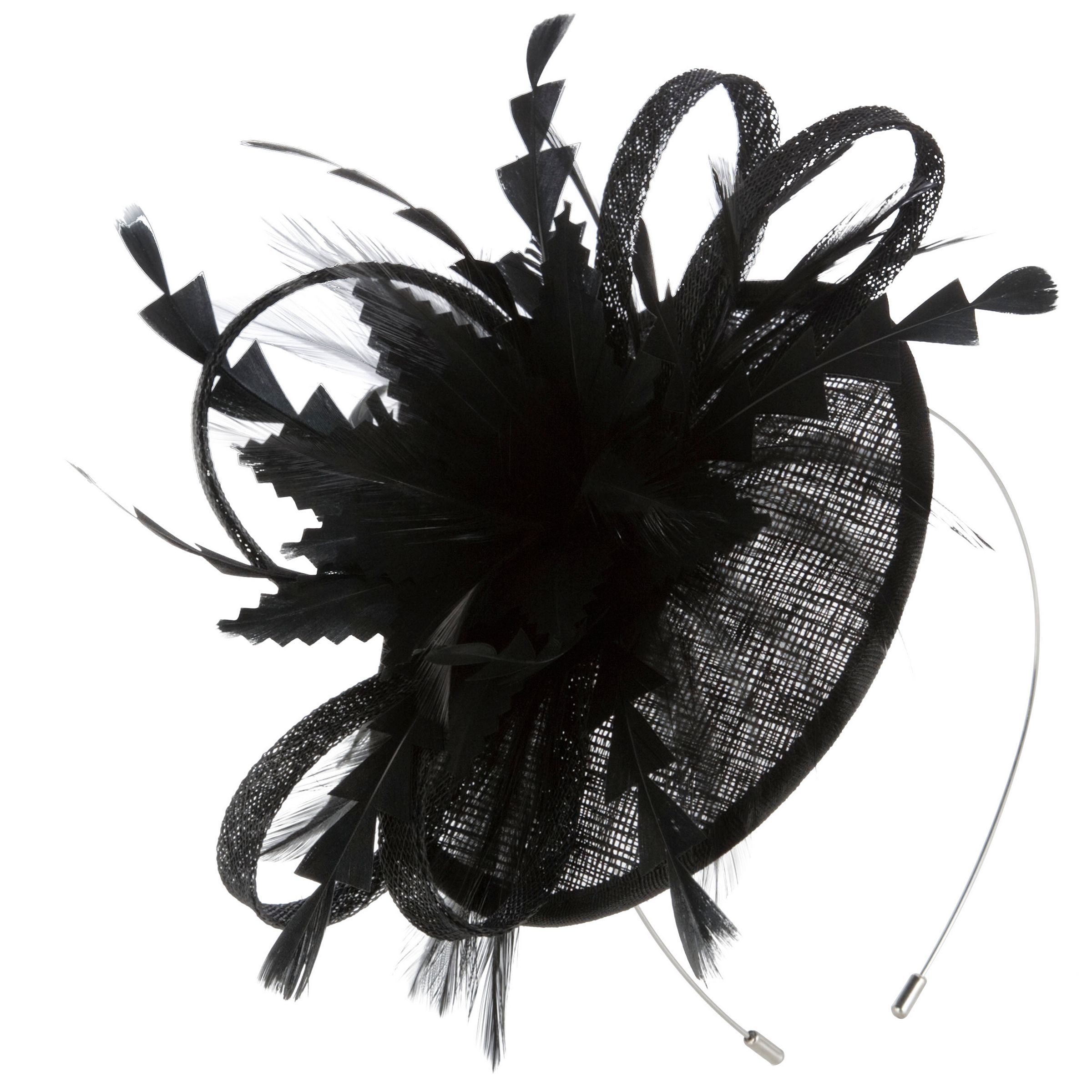 Buy John Lewis Sinamay Loop Fascinator, Black online at JohnLewis 